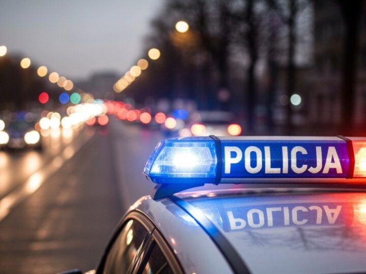 Groźny incydent przy szkole: Kierowca z włączonym silnikiem porzucił auto