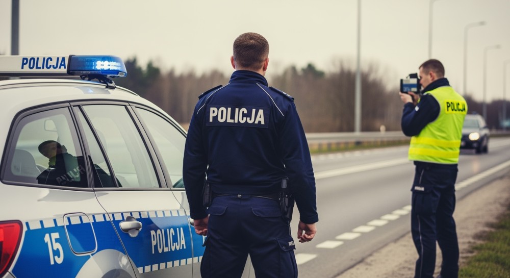 Młody kierowca zakończył jazdę na hydrancie – bez uprawnień i zignorowanym znakiem!