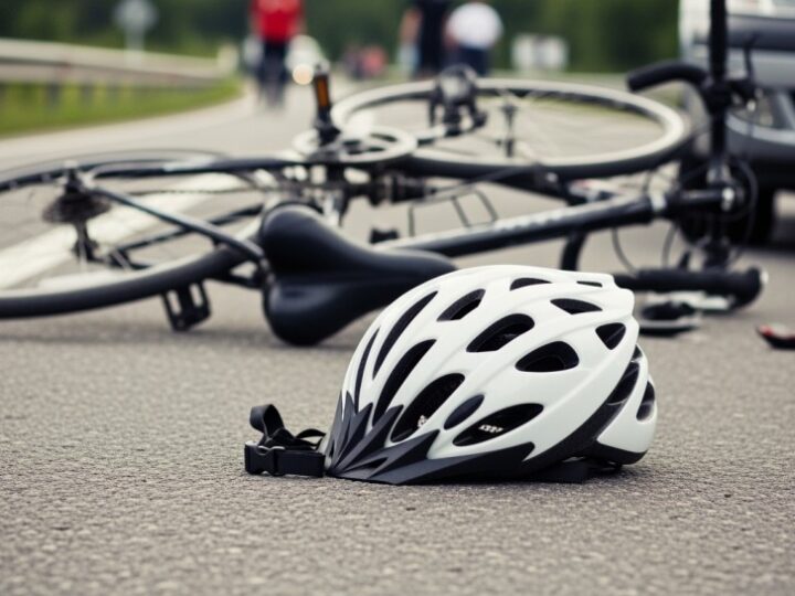 Dostawca jedzenia na elektrycznym rowerze zatrzymany za łamanie przepisów