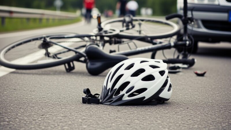 Dostawca jedzenia na elektrycznym rowerze zatrzymany za łamanie przepisów