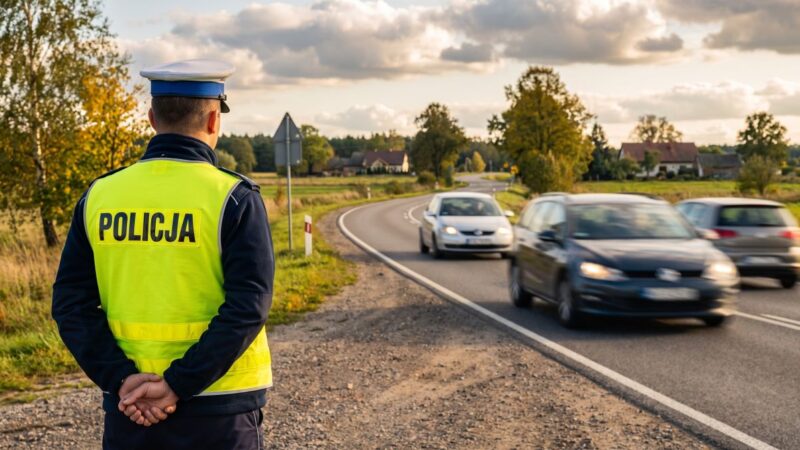 Surowa kara dla kierowcy za niebezpieczną jazdę w Konstancinie