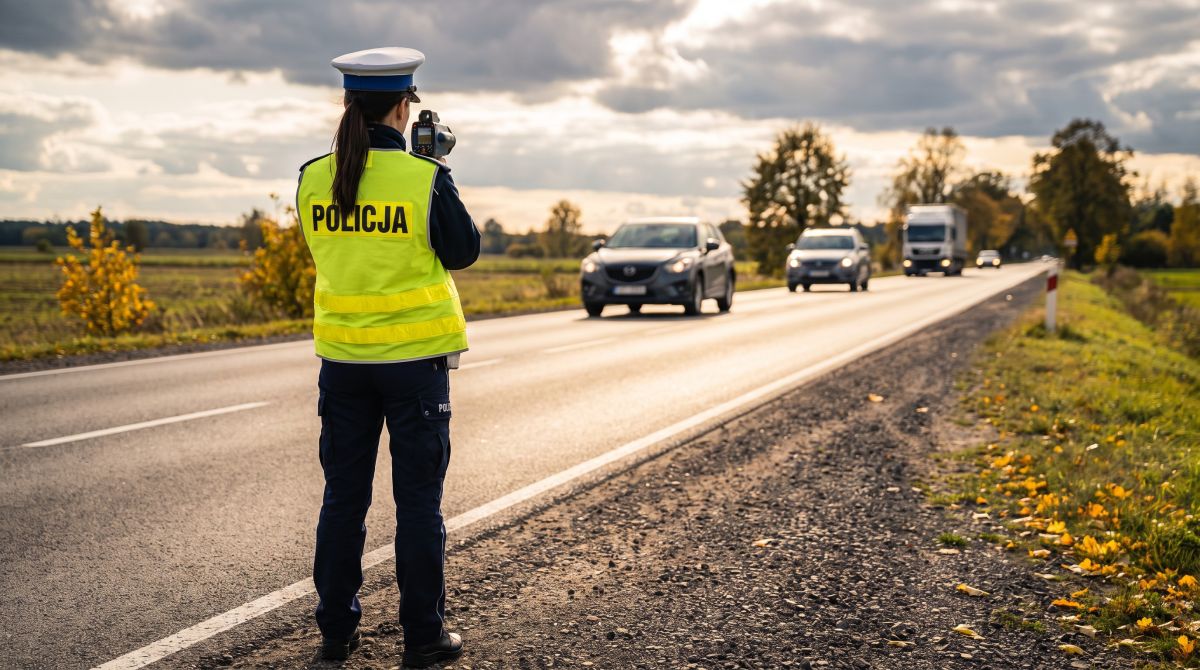 Kierowca na podwójnym gazie w rękach policji!