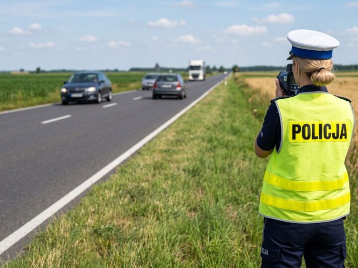 Szaleńcza jazda Lexusem w sercu Warszawy