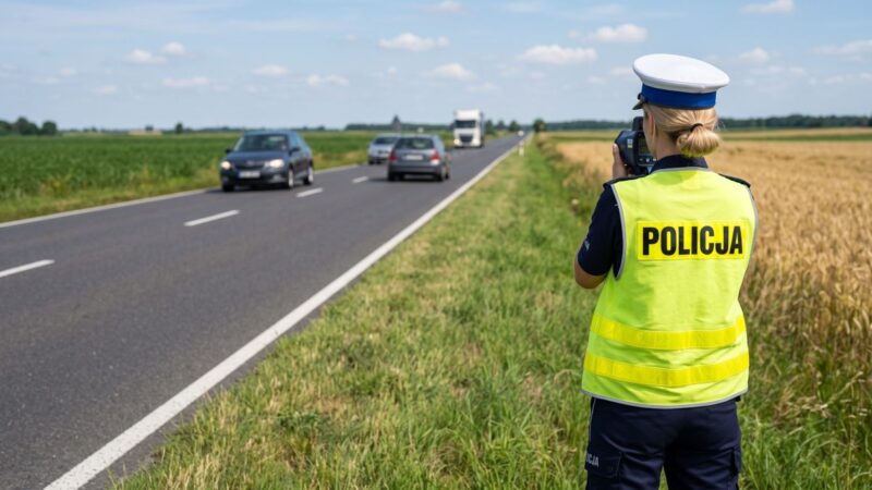 Szaleńcza jazda Lexusem w sercu Warszawy