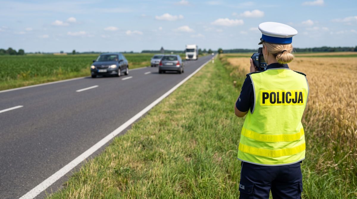 Szaleńcza jazda Lexusem w sercu Warszawy