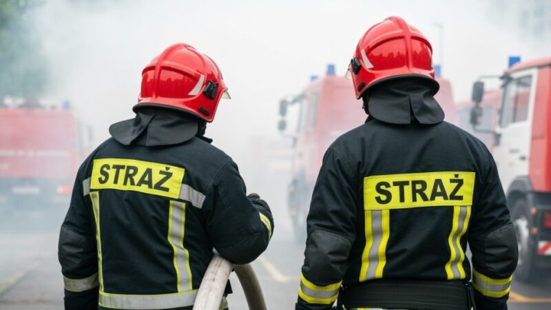 Nocny pożar w Elsnerowie: szybka akcja ratunkowa uratowała mieszkańców