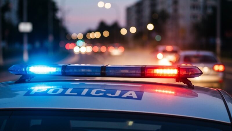 Policjantka edukuje seniorów o bezpieczeństwie podczas dyżuru w ZUS